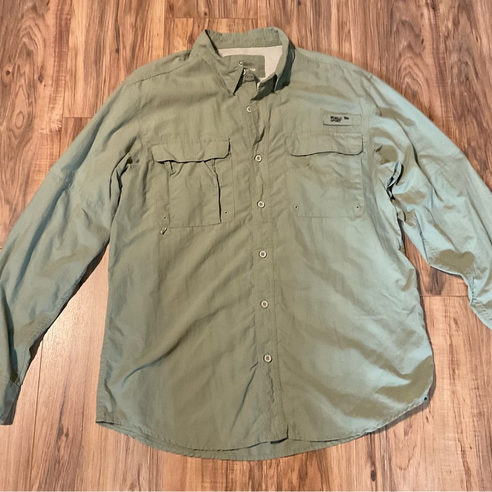 Bass Pro Shops Green Men's Fishing Shirt